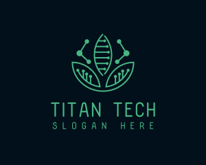 Tech Plant Circuit logo design