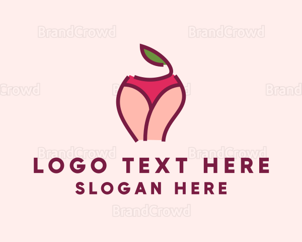 Woman Underwear Panty Logo