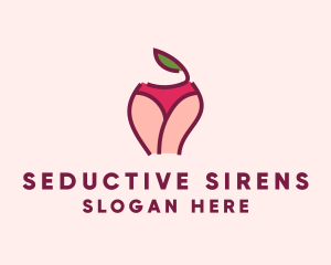 Woman Underwear Panty  logo design