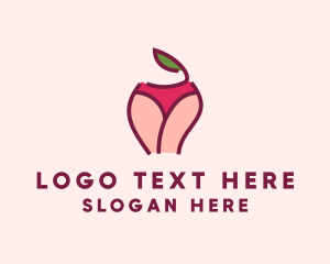 Seductive - Woman Underwear Panty logo design