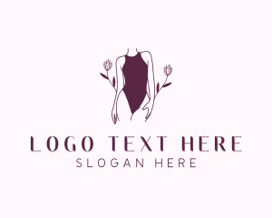 Sexy - Woman Sexy Bikini logo design