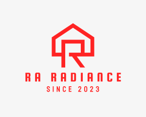 Red House Letter R logo design