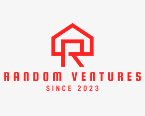 Red House Letter R logo design