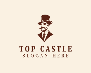 Hipster Fashion Gentleman logo design