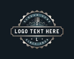 Lasercutting - Laser Industrial Fabrication logo design