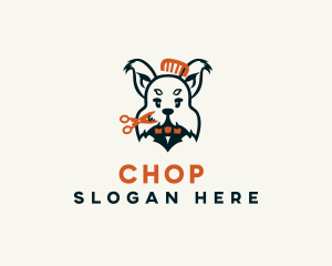 Puppy - Dog Puppy Grooming logo design