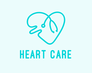 Cardiology - Heartbeat Care Center logo design