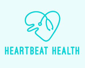 Cardiology - Heartbeat Care Center logo design
