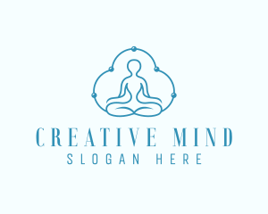 Mindfulness Yoga Meditation logo design