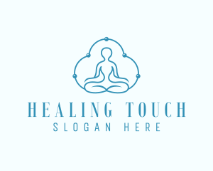 Mindfulness Yoga Meditation logo design