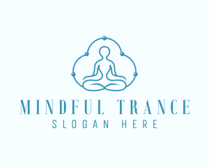 Mindfulness Yoga Meditation logo design