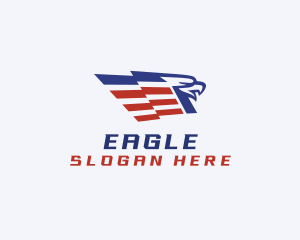 American Military Eagle logo design