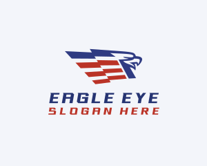 American Military Eagle logo design