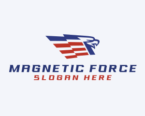 American Military Eagle logo design