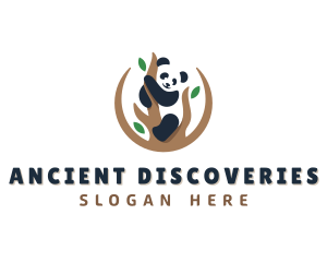 Cute Panda Branch logo design