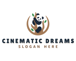 Cute Panda Branch logo design