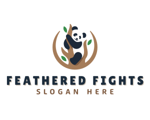 Cute Panda Branch logo design