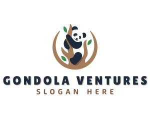 Cute Panda Branch logo design