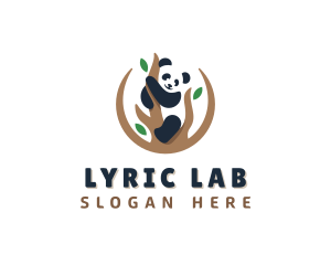 Cute Panda Branch logo design