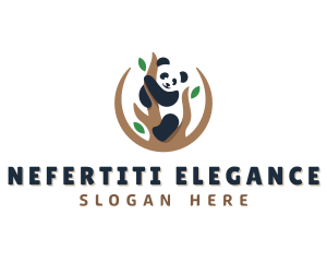 Cute Panda Branch logo design