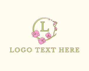 Natural - Orchids Flower Florist Boutique logo design