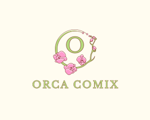 Orchid - Orchids Flower Florist Boutique logo design