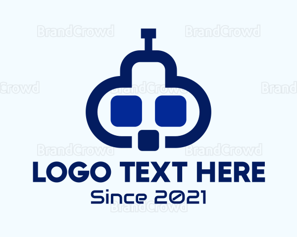Blue Cloud Robot Logo