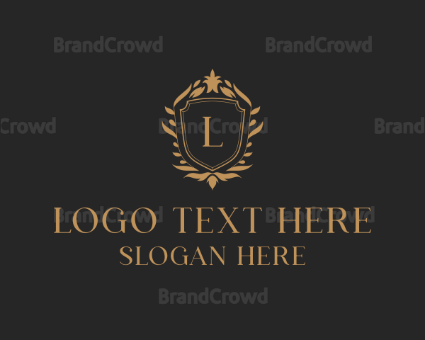 Floral Boutique Shield Logo