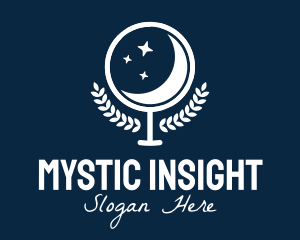 Psychic - Stars Moonlight Mirror logo design