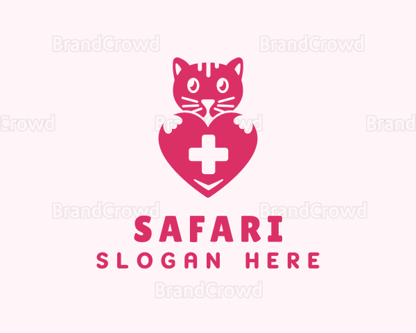 Cat Heart Pet Care Logo