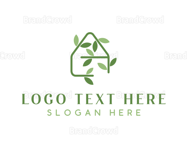 Leaf House Letter E & A Logo