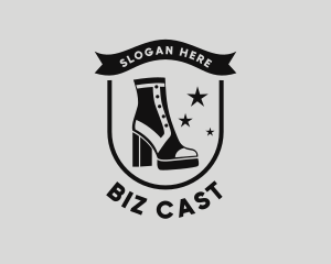 High Heels - Fashion Shoes Footwear logo design