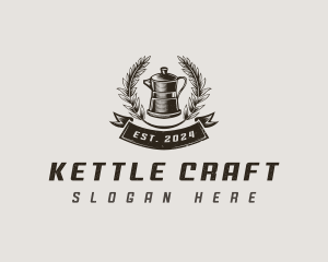 Coffee Pot Kettle logo design