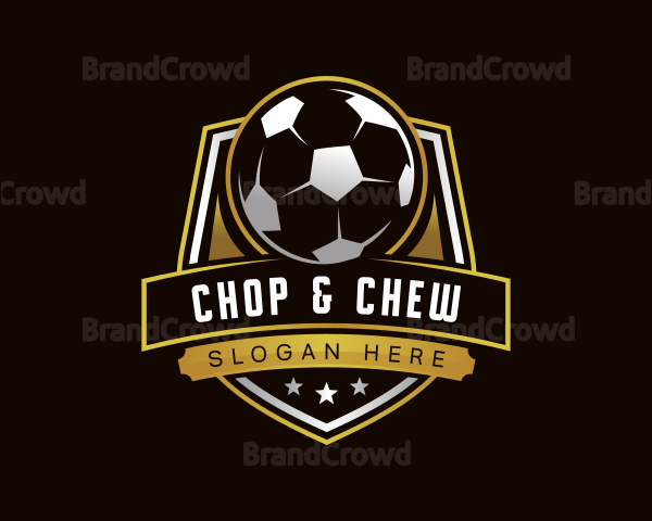 Soccer Football Athlete Logo