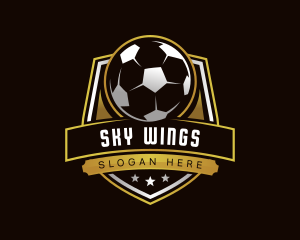 Soccer Football Athlete Logo