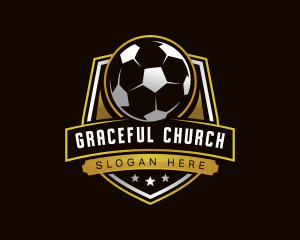 Varsity - Soccer Football Athlete logo design