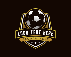 Footballer - Soccer Football Athlete logo design