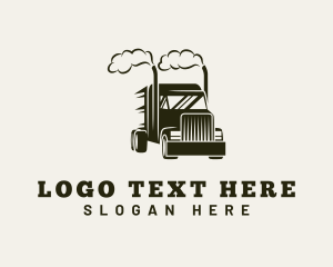 Truck - Logistics Truck Vehicle logo design