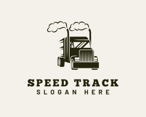 Logistics Truck Vehicle Logo