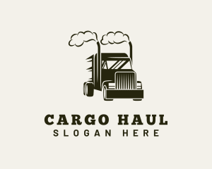 Logistics Truck Vehicle logo design