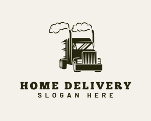 Logistics Truck Vehicle logo design