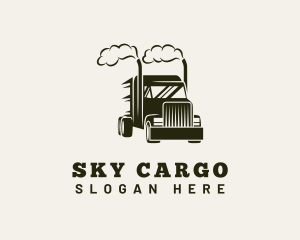 Logistics Truck Vehicle logo design