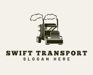 Logistics Truck Vehicle logo design