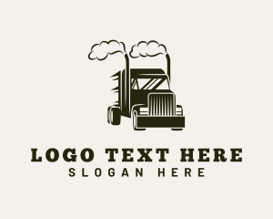 Distribution - Logistics Truck Vehicle logo design