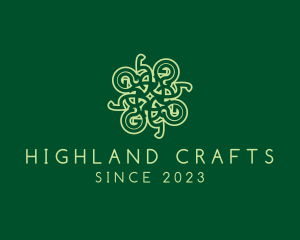 Intricate Celtic Decoration logo design