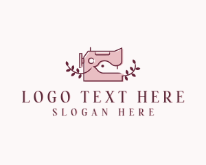 Embroidery - Sewing Machine Fashion Tailor logo design