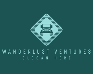 Traveller - Adventure Jeep Vehicle logo design