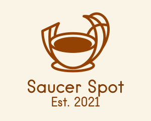 Saucer - Brown Bird Coffee logo design