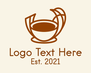 Hot Chocolate - Brown Bird Coffee logo design