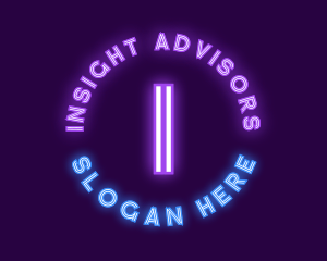 Bright Neon Bar logo design